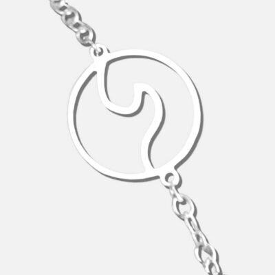 image_36 Brățară cu ancoră tricoloră din argint KALA