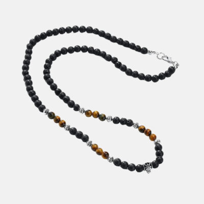 image_65 Colier argintiu cu val albastru